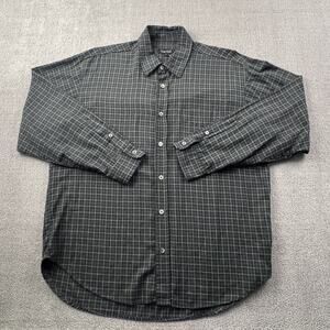 Vintage True Grit Shirt Adult Large Check Button Up Long Sleeve Flannel Men's